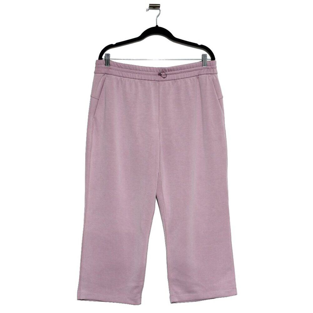 Lululemon Softstreme High-Rise Straight-Leg Cropped Pant in Pink Peony Size 14